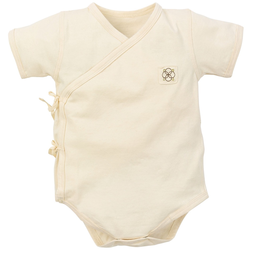 Mimi Organic Cotton Short Sleeve Kimono Bodysuit