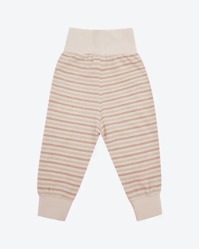 Quần cạp cao hoạ tiết kẻ sọc từ 100% bông có màu tự nhiên I NatureColored 100% Organically Grown Naturally Colored Cotton Plaid High Waist Bottom