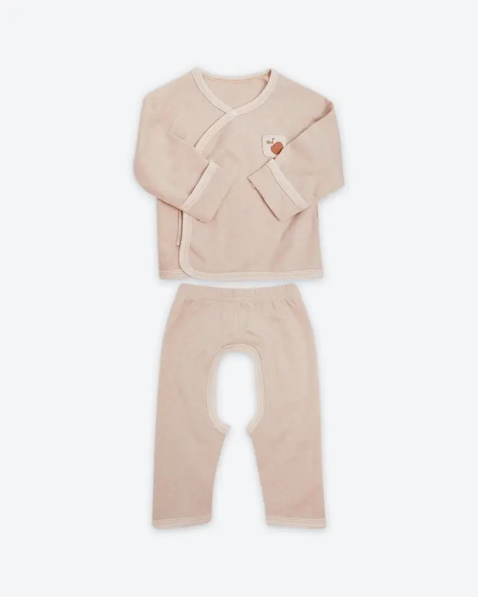Bộ đồ dài tay từ 100% bông có màu tự nhiên I NatureColored 100% Organically Grown Naturally Colored Cotton Natural Pajamas