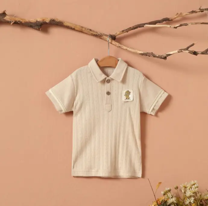 Áo polo 100% từ bông có màu tự nhiên I NatureColored 100% Organically Grown Naturally Colored Cotton Polo Shirt