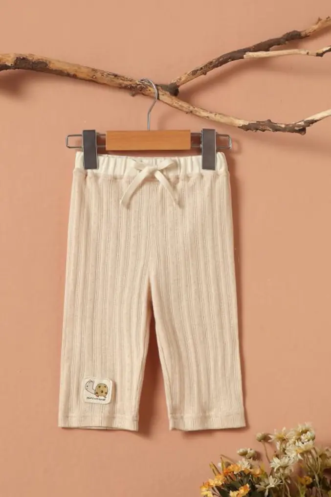 Quần Seven pointelle dáng suông từ Bông Có Màu Tự Nhiên (Naturally Colored Cotton) - NatureColored