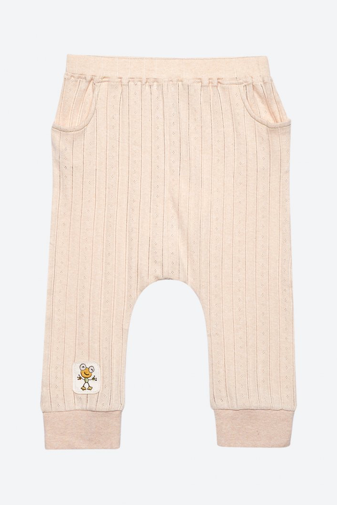 NatureColored 100% Organically Grown Naturally Colored Cotton Hani Pants, Natural Brown