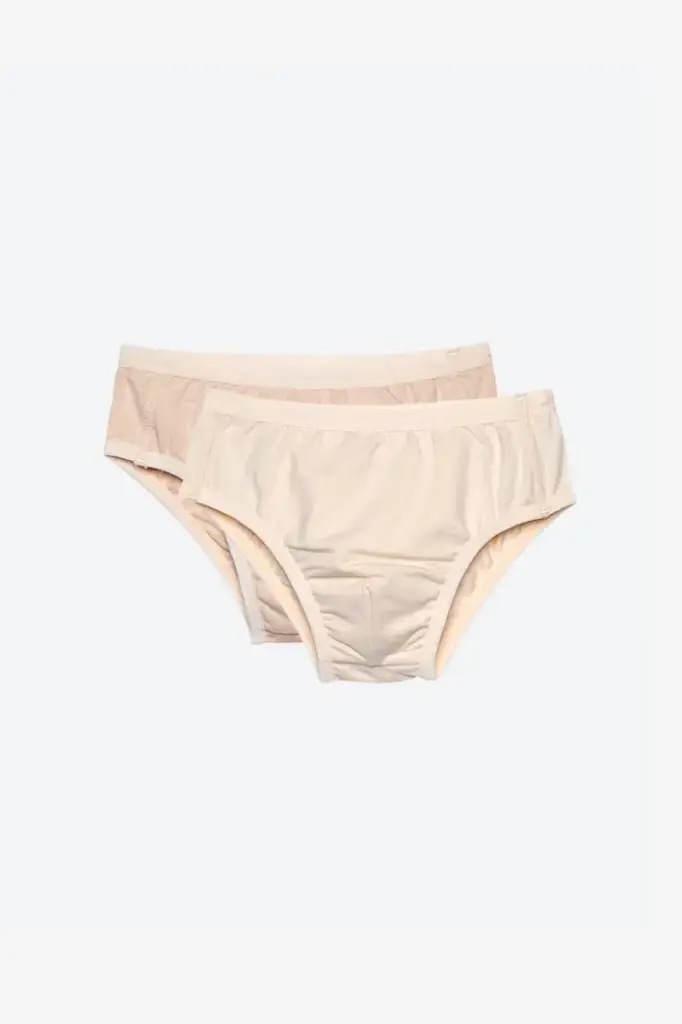 NatureColored Boy Basic Briefs Underwear 100% Organically Grown Naturally Colored Cotton, Set of 2