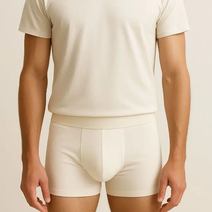 Quần lót Trunk/Boxer nam Organic Cotton MIMI ORGANIC sợi Bông Hữu Cơ chải kỹ, thoáng mát, kháng khuẩn mềm mịn
