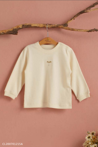 [K19PAW007WH] NatureColored 100% Naturally Colored Cotton Top, No breached, No dyed, Chemical-free