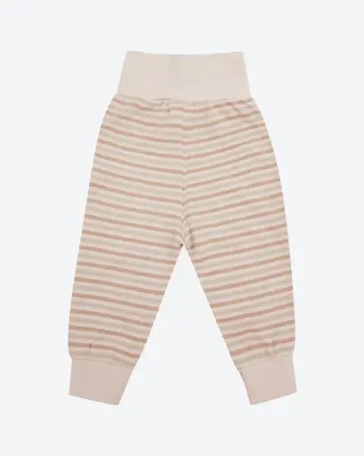 [K19TRS0003ST] NatureColored 100% Organically Grown Naturally Colored Cotton Plaid High Waist Bottom