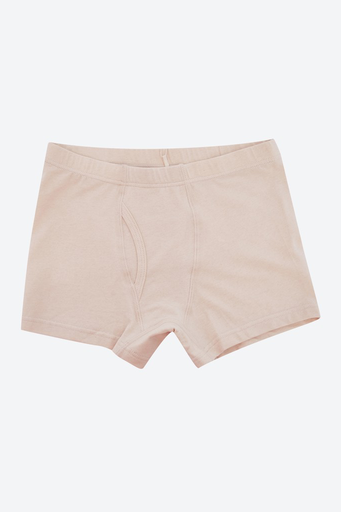 [B19TRS03BR] NatureColored Toddler Boy Boxer Underwear 100% Naturally Colored Organically Grown Cotton, Natural Light Brown
