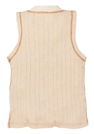 [B19VES01BR] Áo ba lỗ từ 100% bông có màu tự nhiên I NatureColored 100% Organically Grown Naturally Colored Basic Vest, Natural Brown