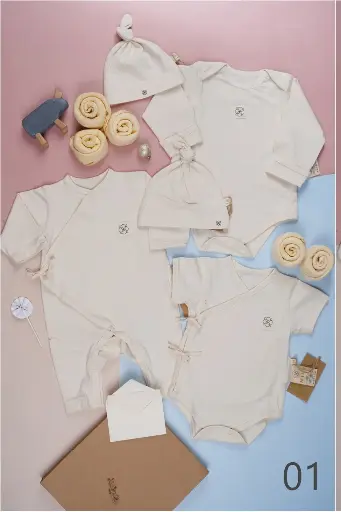 [503GS11] Luxury Little Organic Baby Gift Set 
