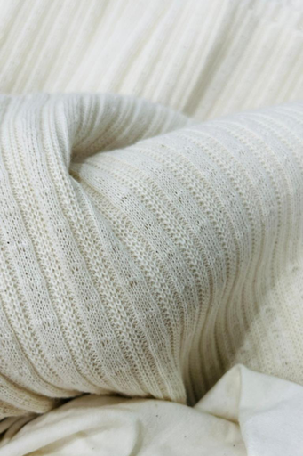 [603FB01NA] Vải Organic Cotton Pointelle - Classic GOTS Organic Cotton Pointelle