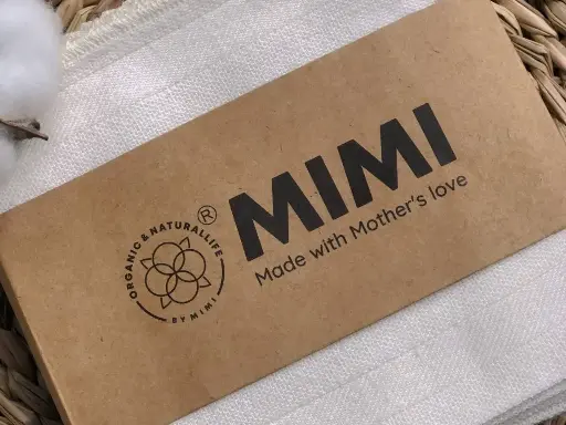 [601FT01NA] Mimi Set 5pcs 100% GOTS, OCS Organic Cotton Muslin Face Towel I Khăn sữa/mặt Organic Cotton 25x25cm