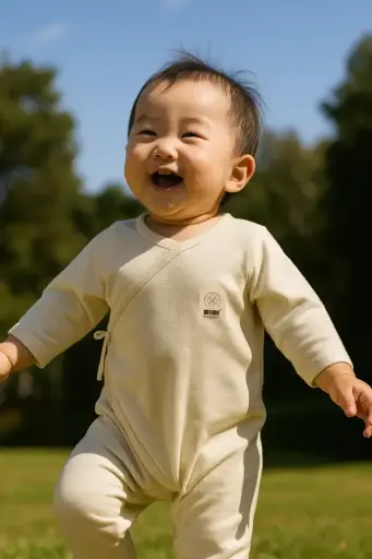 Bộ Kimono Bodysuit/ Sleepsuit Bông hữu cơ - Mimi Organic