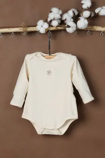 Bộ Bodysuit Bông hữu cơ, có bao tay - Mimi Organic