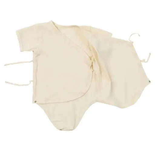 [501BO02NA] Mimi Organic Cotton Short Sleeve Kimono Bodysuit